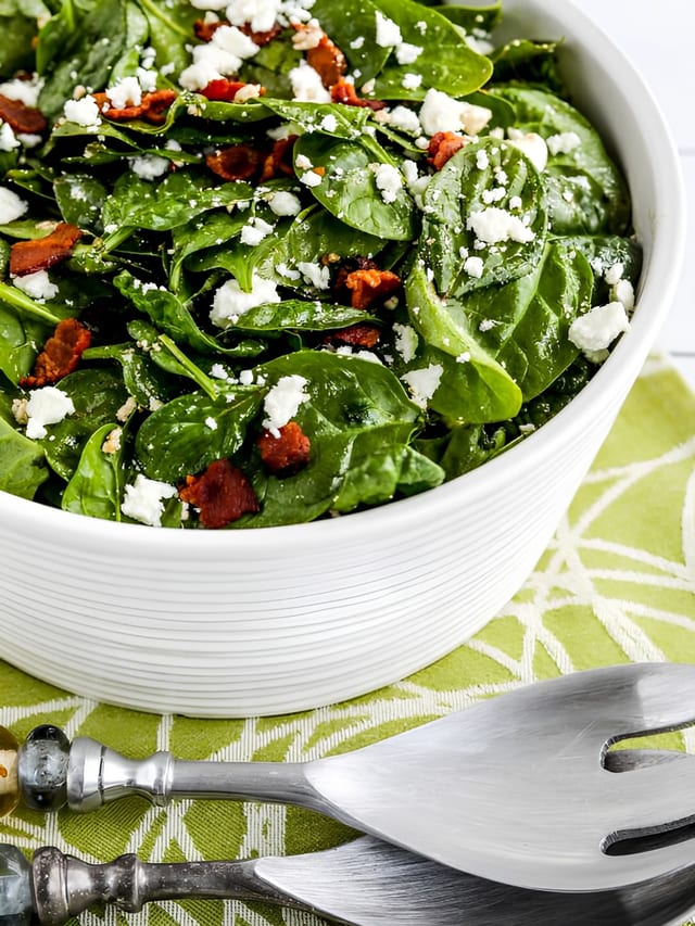 Spinach Salad W/ Bacon